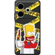 Черный чехол BoxFace Tecno POVA 6 Neo White Bart