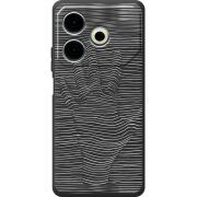 Черный чехол BoxFace Tecno POVA 6 Neo Optical Hand