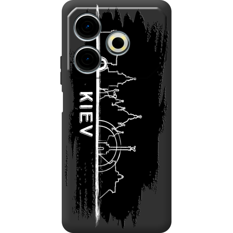 Черный чехол BoxFace Tecno POVA 6 Neo Kyiv