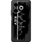 Черный чехол BoxFace Tecno POVA 6 Neo Kyiv