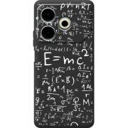 Черный чехол BoxFace Tecno POVA 6 Neo E=mc2