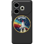 Черный чехол BoxFace Tecno POVA 6 Neo NASA