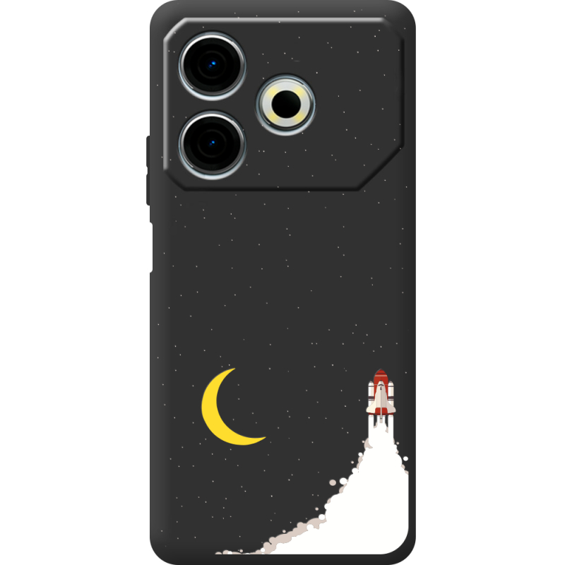 Черный чехол BoxFace Tecno POVA 6 Neo Meet The Stars
