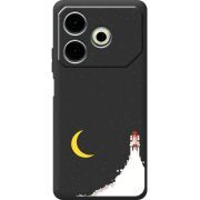 Черный чехол BoxFace Tecno POVA 6 Neo Meet The Stars