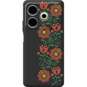 Черный чехол BoxFace Tecno POVA 6 Neo Ethno