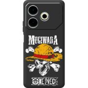 Черный чехол BoxFace Tecno POVA 6 Neo One Piece Большой куш