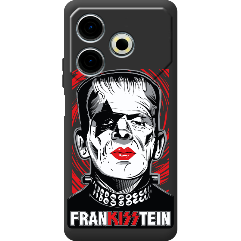 Черный чехол BoxFace Tecno POVA 6 Neo Frankisstein