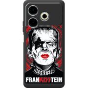 Черный чехол BoxFace Tecno POVA 6 Neo Frankisstein