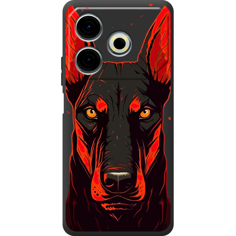 Черный чехол BoxFace Tecno POVA 6 Neo 