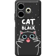 Черный чехол BoxFace Tecno POVA 6 Neo 
