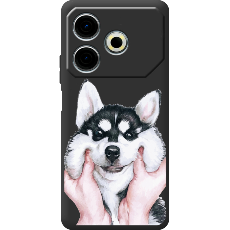 Черный чехол BoxFace Tecno POVA 6 Neo 