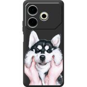 Черный чехол BoxFace Tecno POVA 6 Neo 