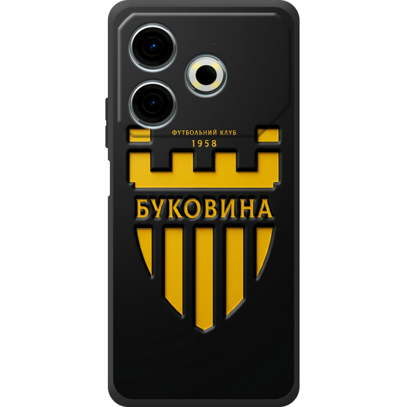 Черный чехол BoxFace Tecno POVA 6 Neo 