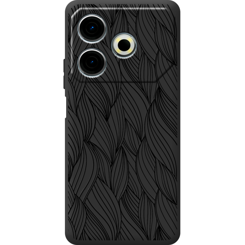 Черный чехол BoxFace Tecno POVA 6 Neo 