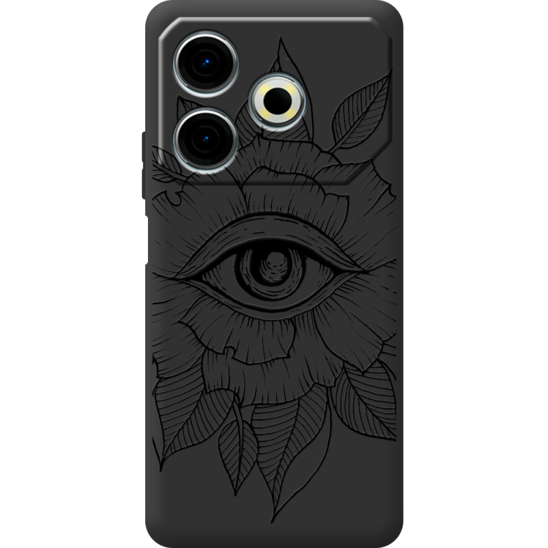Черный чехол BoxFace Tecno POVA 6 Neo Eye