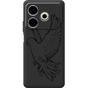 Черный чехол BoxFace Tecno POVA 6 Neo Dove