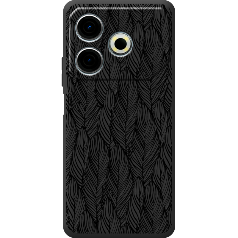 Черный чехол BoxFace Tecno POVA 6 Neo 