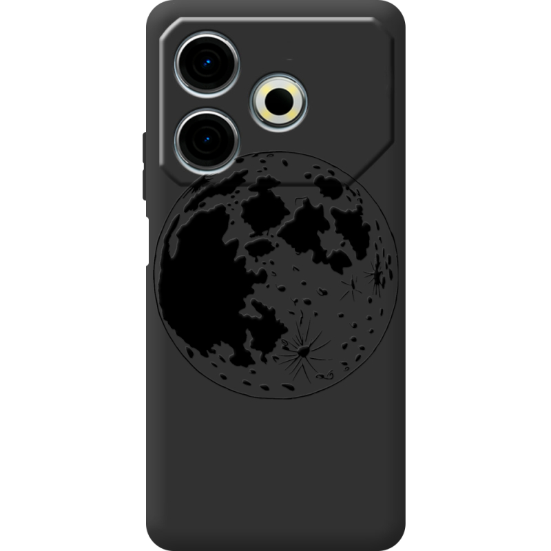 Черный чехол BoxFace Tecno POVA 6 Neo Planet