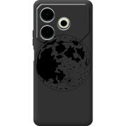 Черный чехол BoxFace Tecno POVA 6 Neo Planet