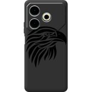 Черный чехол BoxFace Tecno POVA 6 Neo Eagle