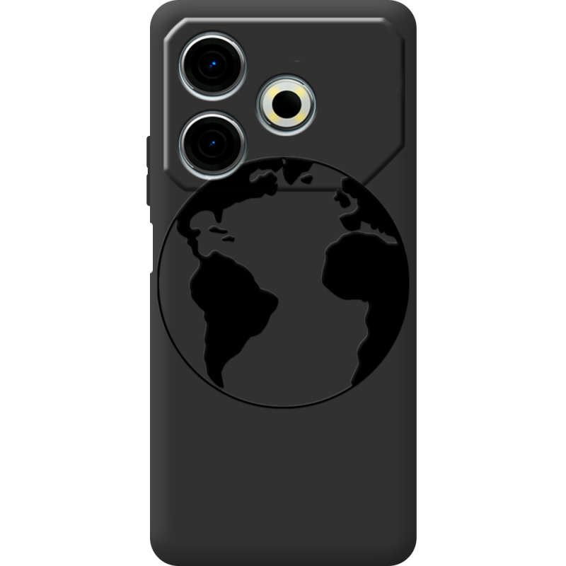 Черный чехол BoxFace Tecno POVA 6 Neo Earth