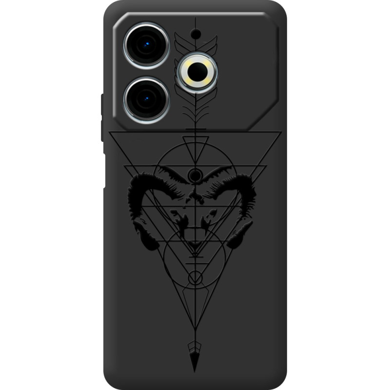 Черный чехол BoxFace Tecno POVA 6 Neo 