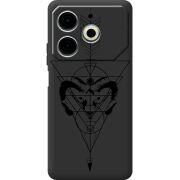 Черный чехол BoxFace Tecno POVA 6 Neo 