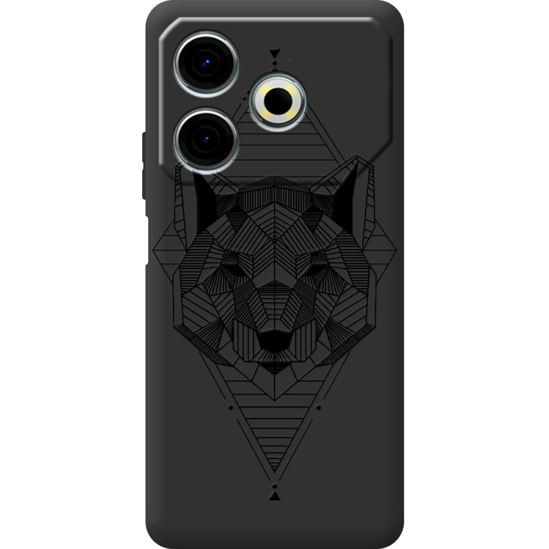 Черный чехол BoxFace Tecno POVA 6 Neo 