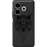Черный чехол BoxFace Tecno POVA 6 Neo 