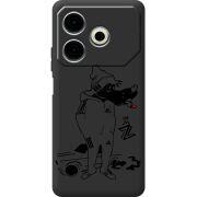 Черный чехол BoxFace Tecno POVA 6 Neo 