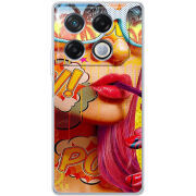 Чехол BoxFace Infinix GT 20 Pro Yellow Girl Pop Art