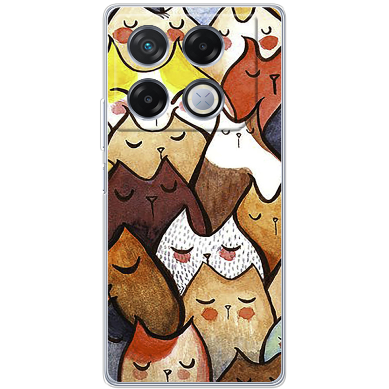 Чехол BoxFace Infinix GT 20 Pro Sleepy Cats