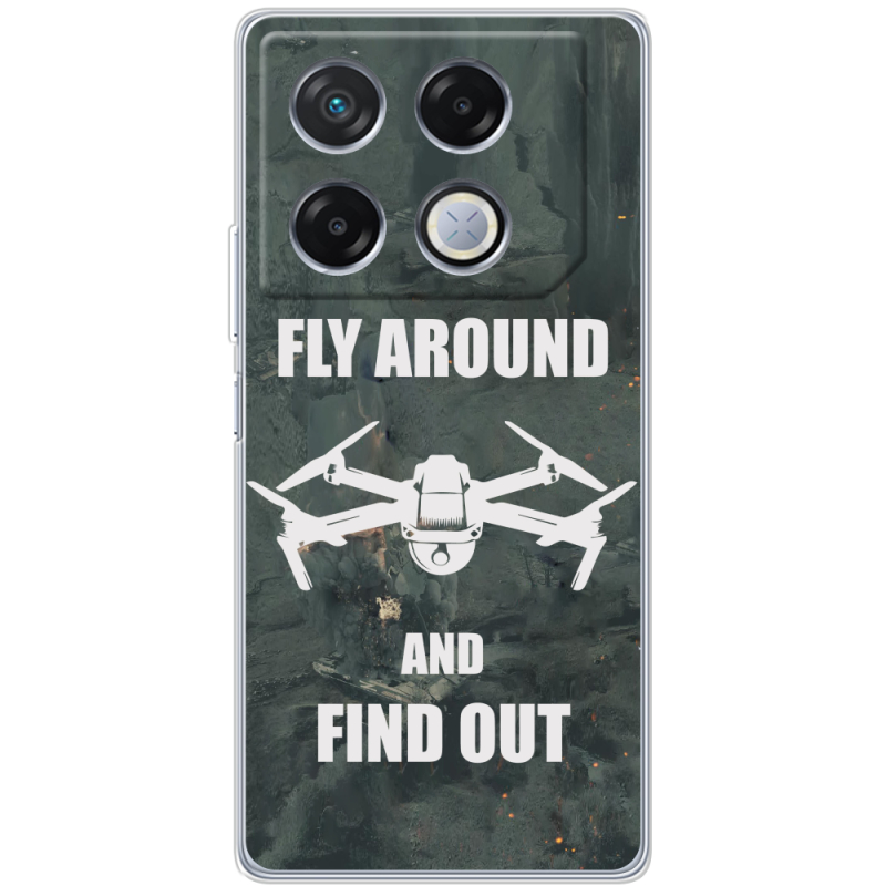 Чехол BoxFace Infinix GT 20 Pro Дрон Fly Around