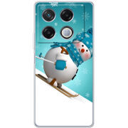 Чехол BoxFace Infinix GT 20 Pro Skier Snowman