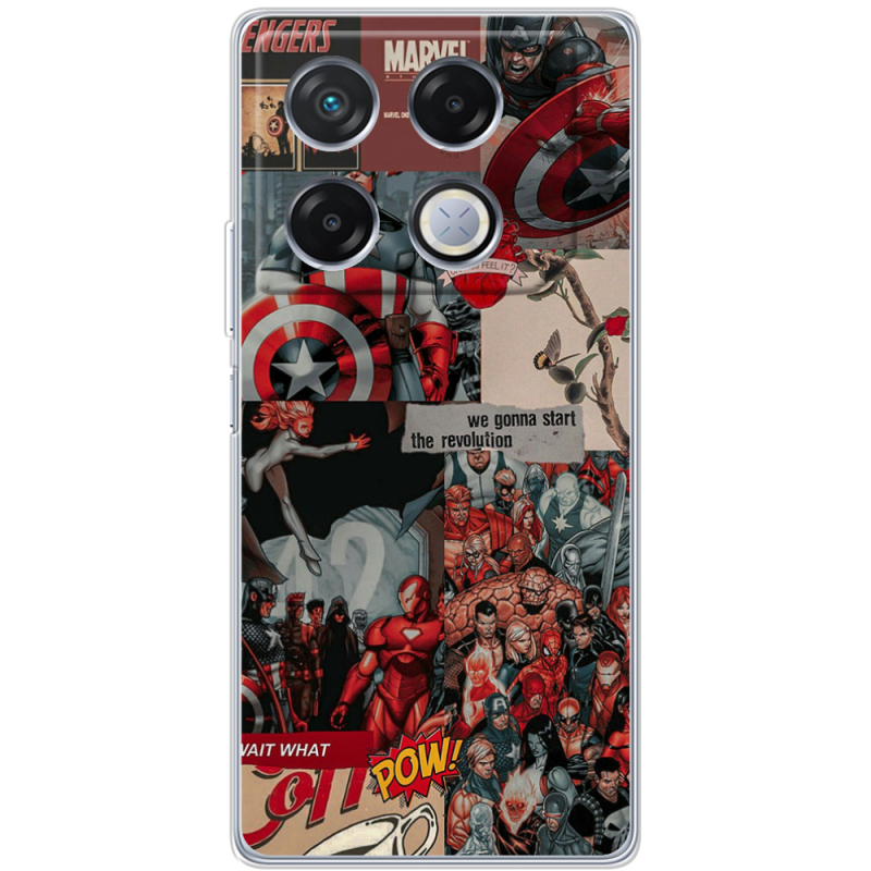 Чехол BoxFace Infinix GT 20 Pro Marvel Avengers