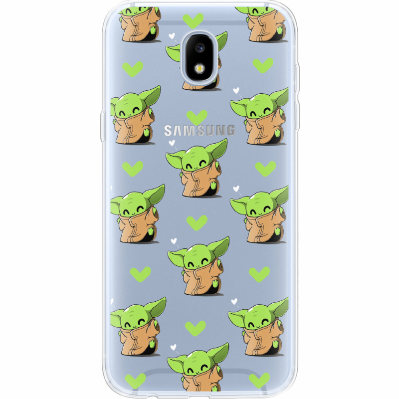 Прозрачный чехол Uprint Samsung J530 Galaxy J5 2017 Pattern Baby Yoda