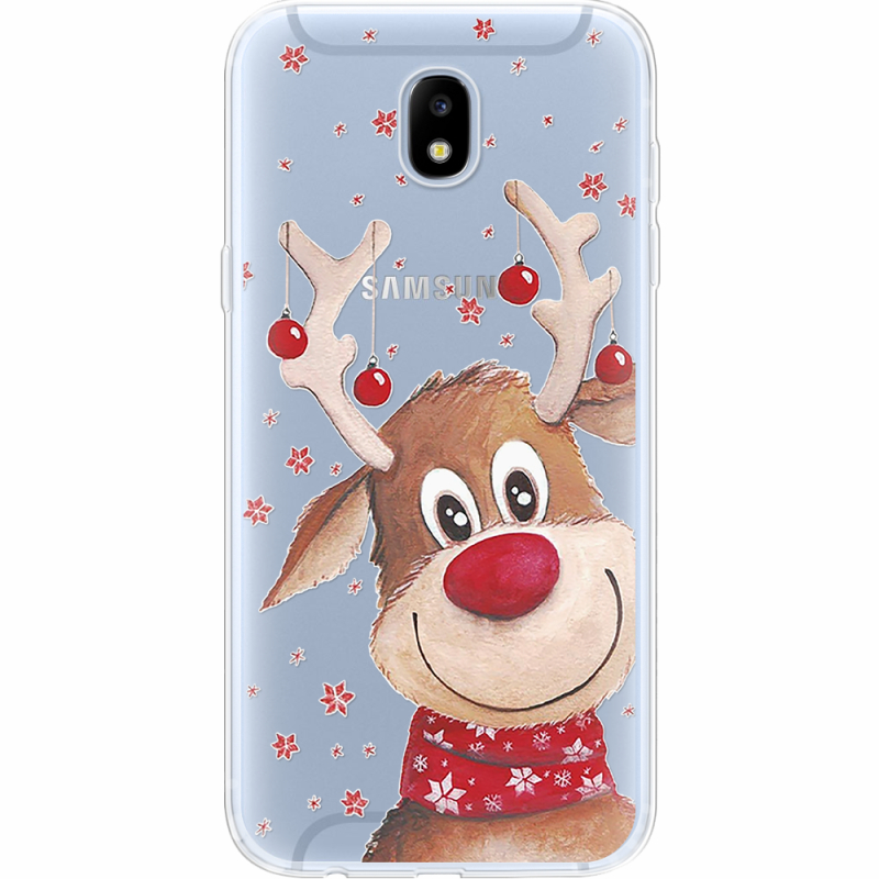 Прозрачный чехол Uprint Samsung J530 Galaxy J5 2017 Winter Deer