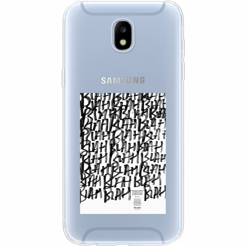 Прозрачный чехол Uprint Samsung J530 Galaxy J5 2017 Blah Blah