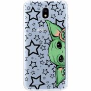 Прозрачный чехол Uprint Samsung J530 Galaxy J5 2017 Baby Yoda