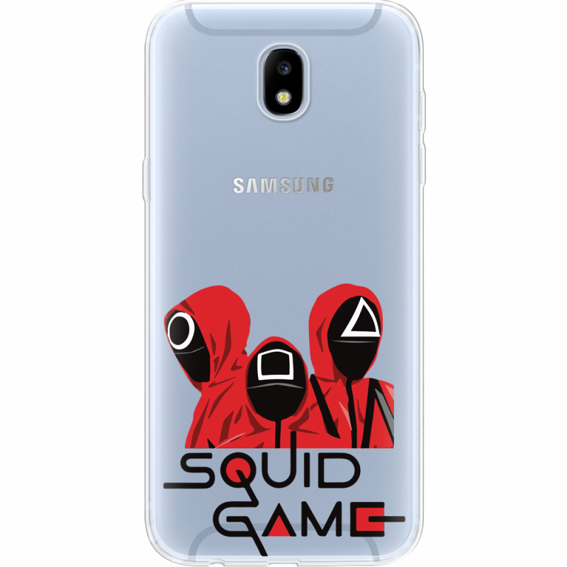 Прозрачный чехол Uprint Samsung J530 Galaxy J5 2017 siquid game люди в красном
