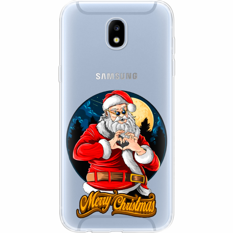 Прозрачный чехол Uprint Samsung J530 Galaxy J5 2017 Cool Santa