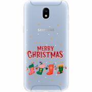 Прозрачный чехол Uprint Samsung J530 Galaxy J5 2017 Merry Christmas