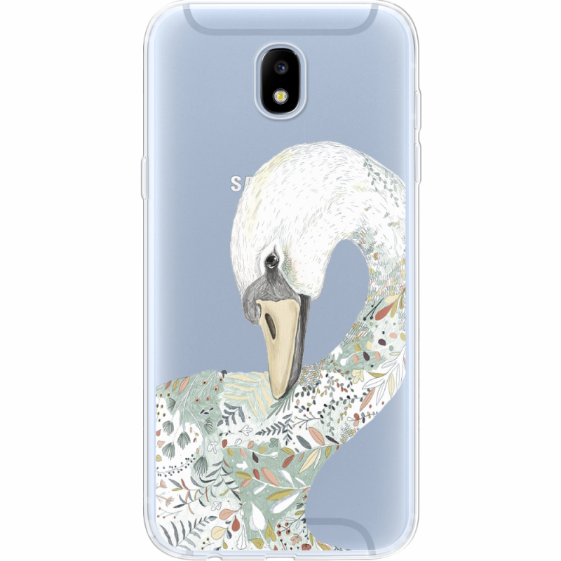 Прозрачный чехол Uprint Samsung J530 Galaxy J5 2017 Swan
