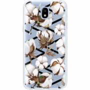 Прозрачный чехол Uprint Samsung J530 Galaxy J5 2017 Cotton flowers