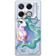 Чехол со стразами Infinix GT 20 Pro Unicorn Queen