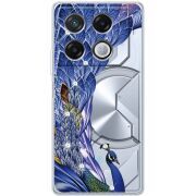 Чехол со стразами Infinix GT 20 Pro Peafowl