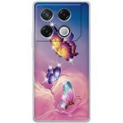 Чехол со стразами Infinix GT 20 Pro Butterflies