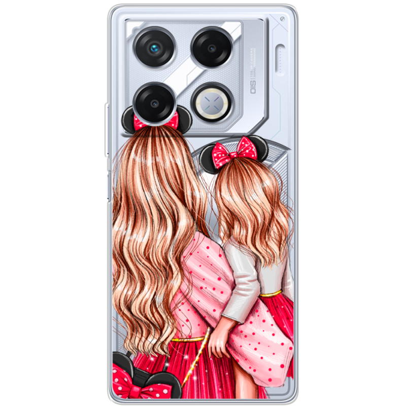 Прозрачный чехол BoxFace Infinix GT 20 Pro Mouse Girls