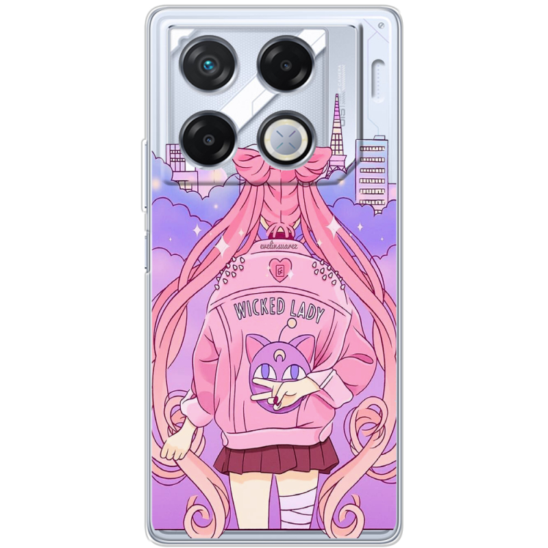 Прозрачный чехол BoxFace Infinix GT 20 Pro Wiked Lady