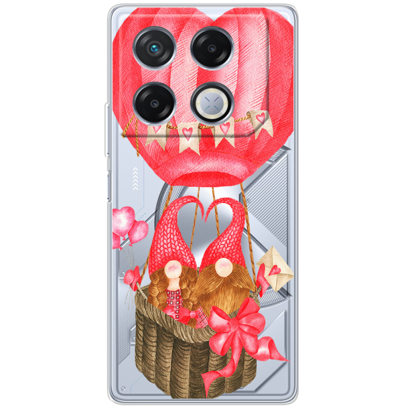 Прозрачный чехол BoxFace Infinix GT 20 Pro Valentine Dwarfs